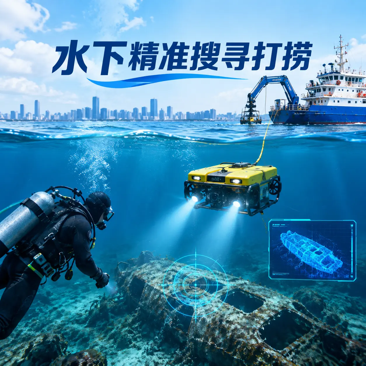 大宁水下精准搜寻打捞
